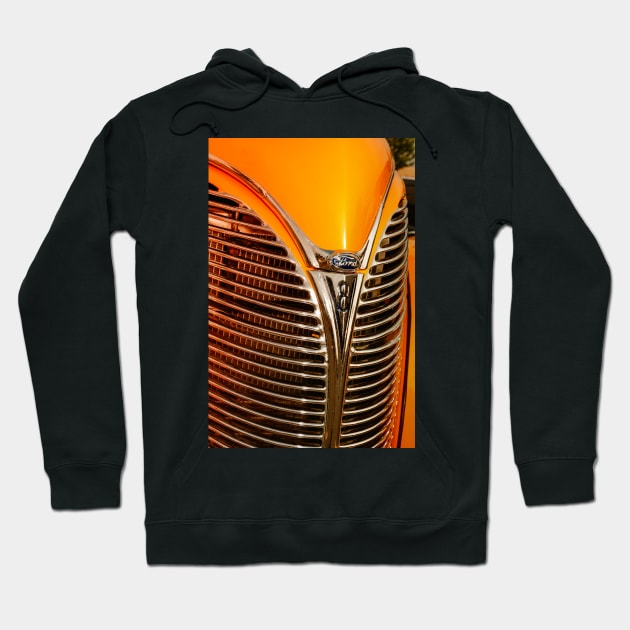 1938 Ford V8 Grill 1 Hoodie by Robert Alsop